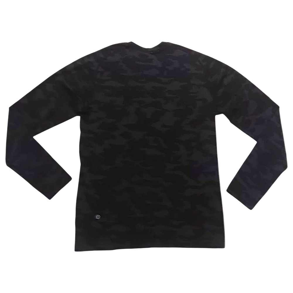 Lululemon Mens Small Camouflage Long Sleeve T-Shirt Activewear Training Gym - Picture 5 of 9